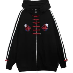 LISTEN FLAVOR Panda China Zip Hoodie