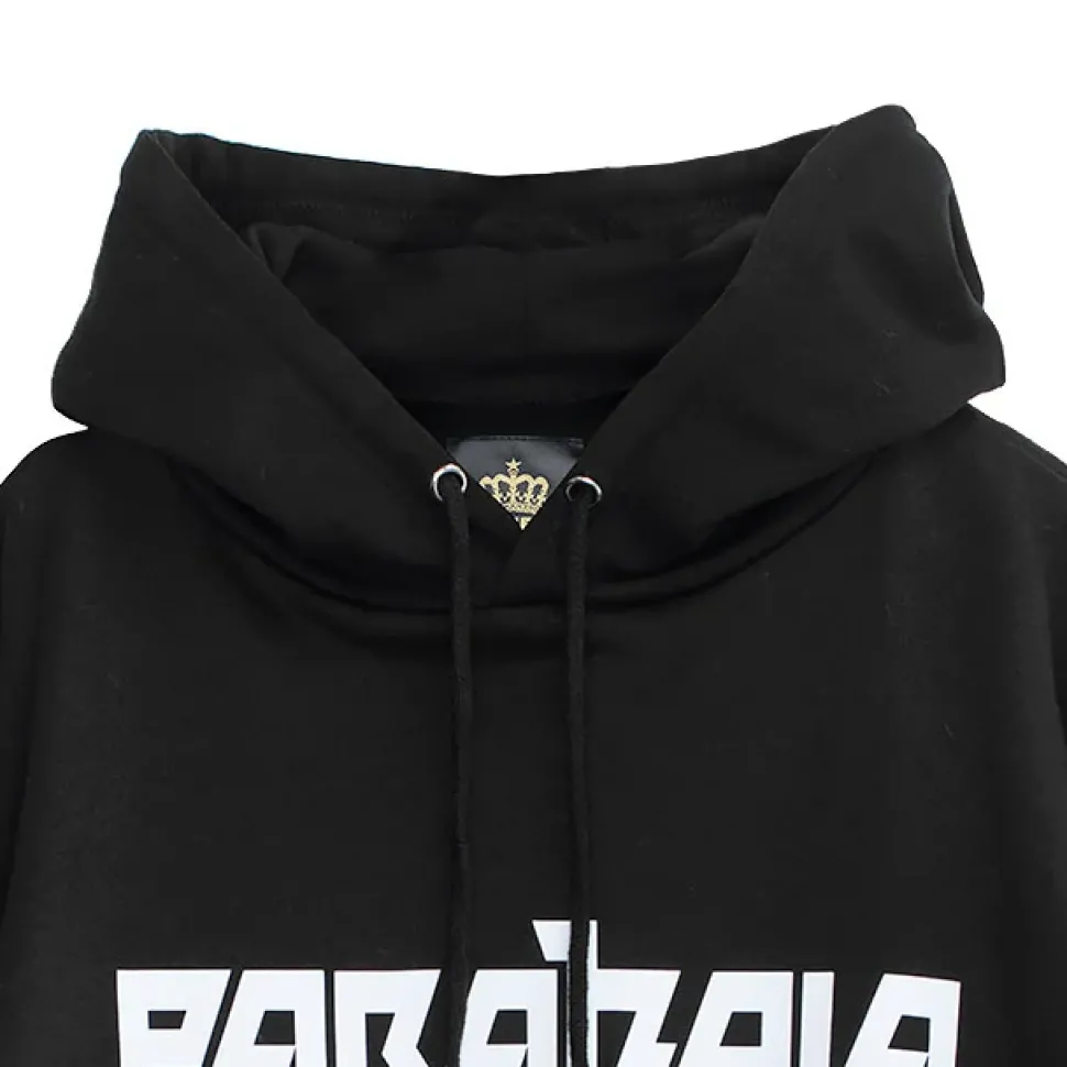 LISTEN FLAVOR Paranoia Cat Ring Sleeve Hoodie