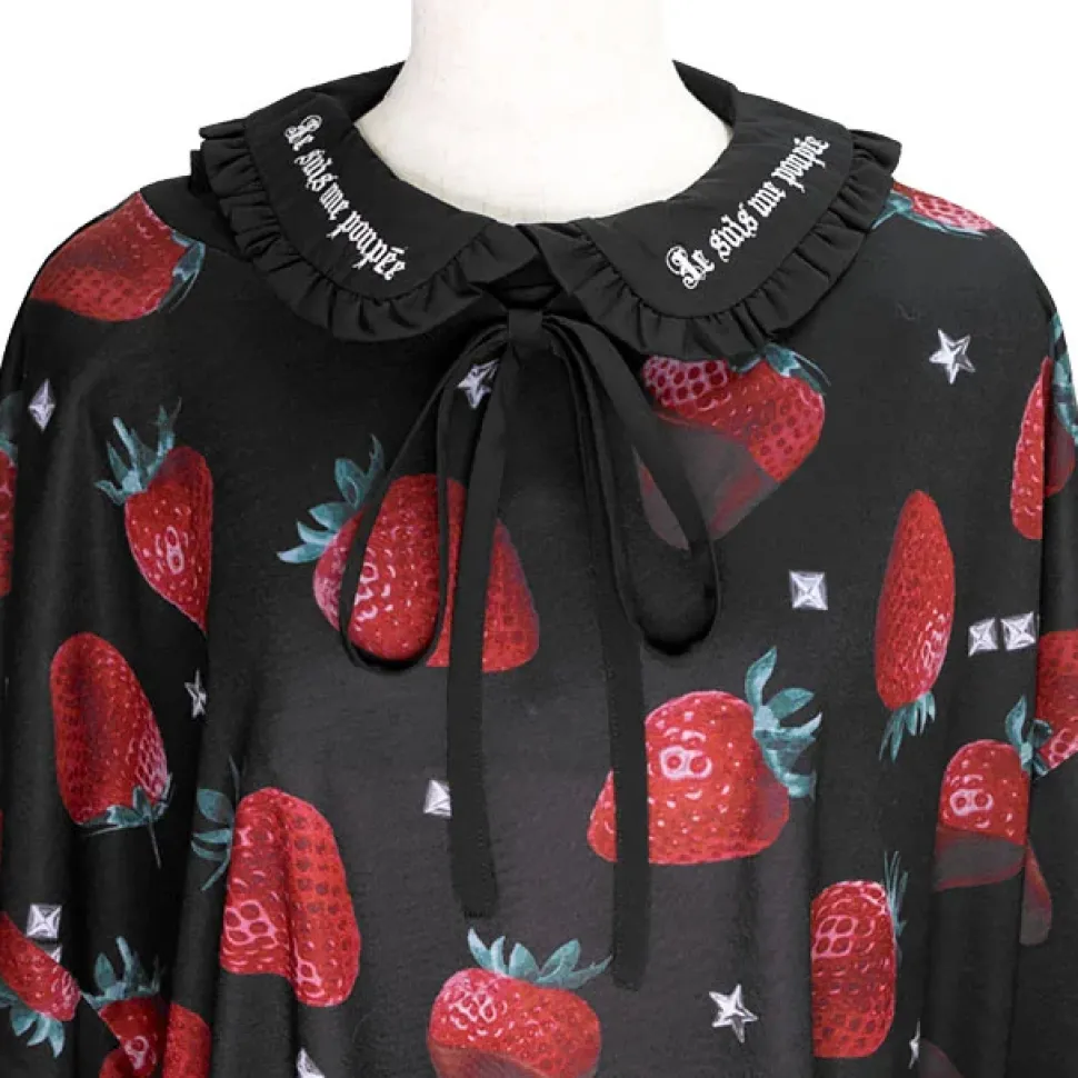 LISTEN FLAVOR Ribbon Frilly Collar