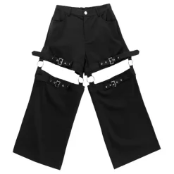 LISTEN FLAVOR Ring Detachable Pants