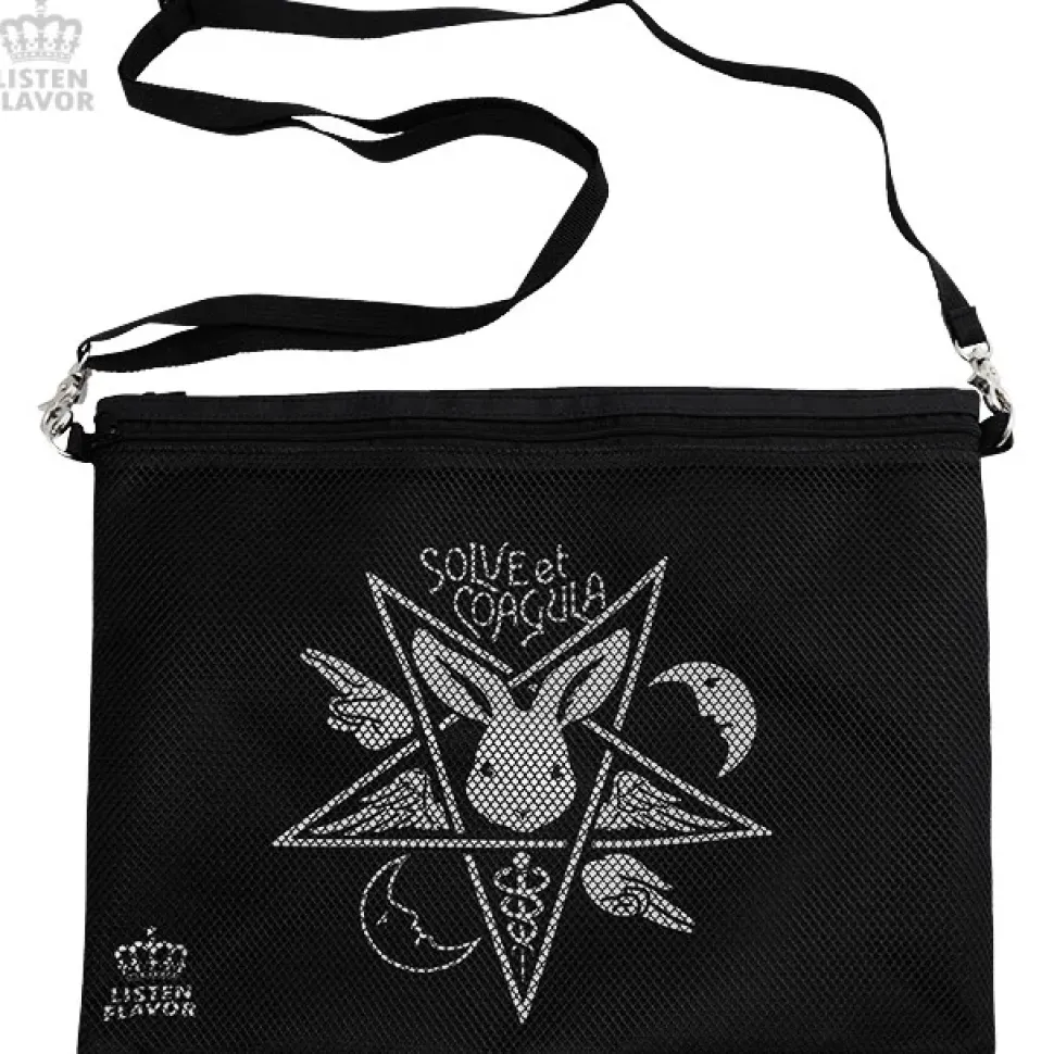 LISTEN FLAVOR Secret Ritual 2-Way Clutch Bag