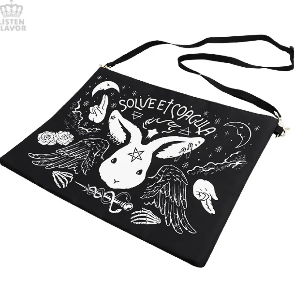 LISTEN FLAVOR Secret Ritual 2-Way Clutch Bag