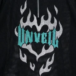 LISTEN FLAVOR See-Through Mesh Pullover