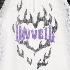 LISTEN FLAVOR See-Through Mesh Pullover