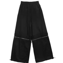 LISTEN FLAVOR Separate Zip 2-Way Belt Pants