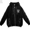 LISTEN FLAVOR Shinpi no Hitomi Lace-Up Hoodie