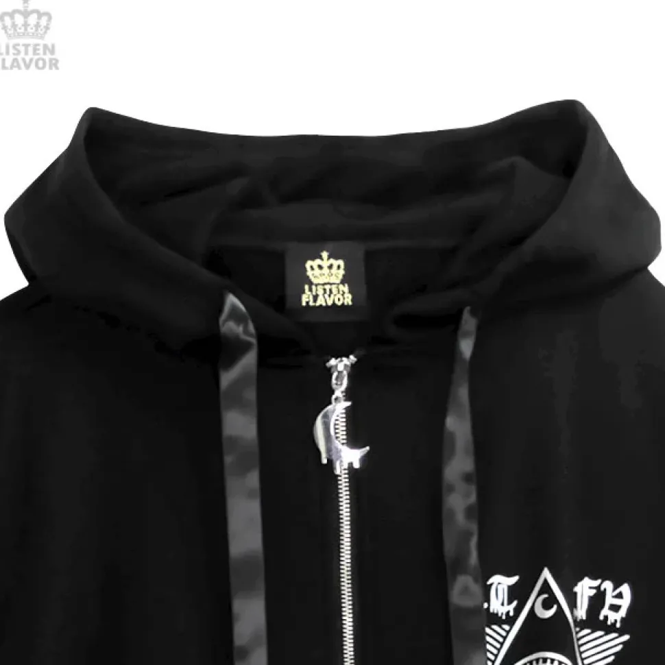 LISTEN FLAVOR Shinpi no Hitomi Lace-Up Hoodie
