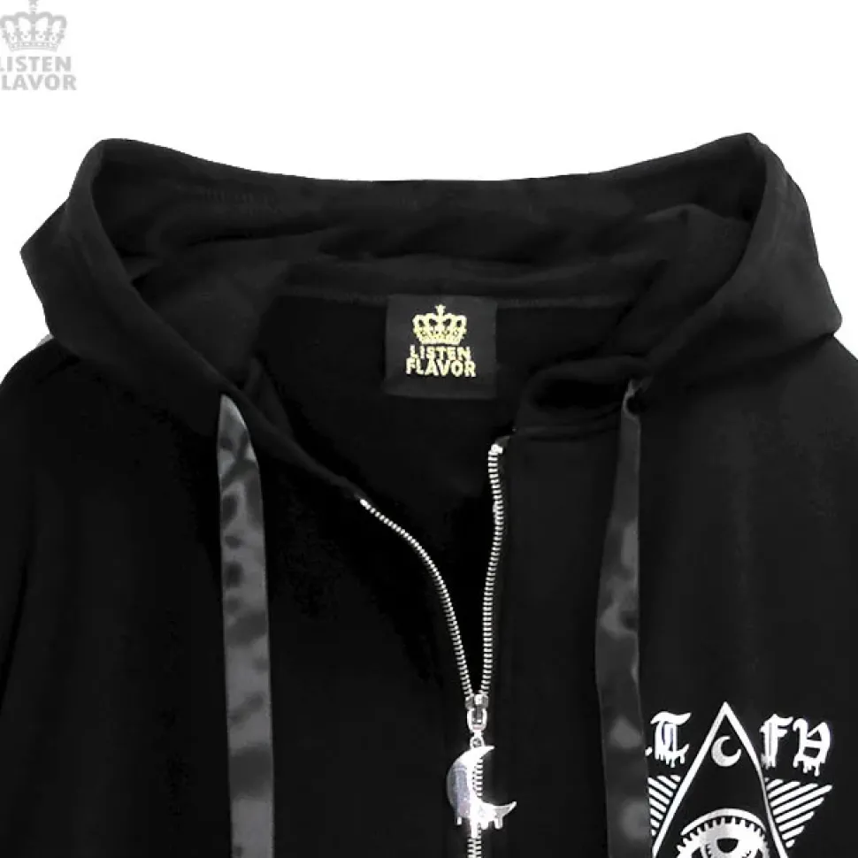 LISTEN FLAVOR Shinpi no Hitomi Lace-Up Hoodie