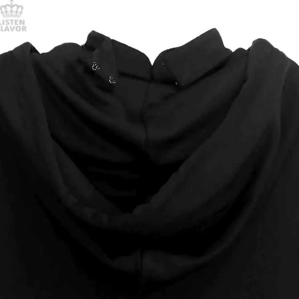 LISTEN FLAVOR Short China Hoodie