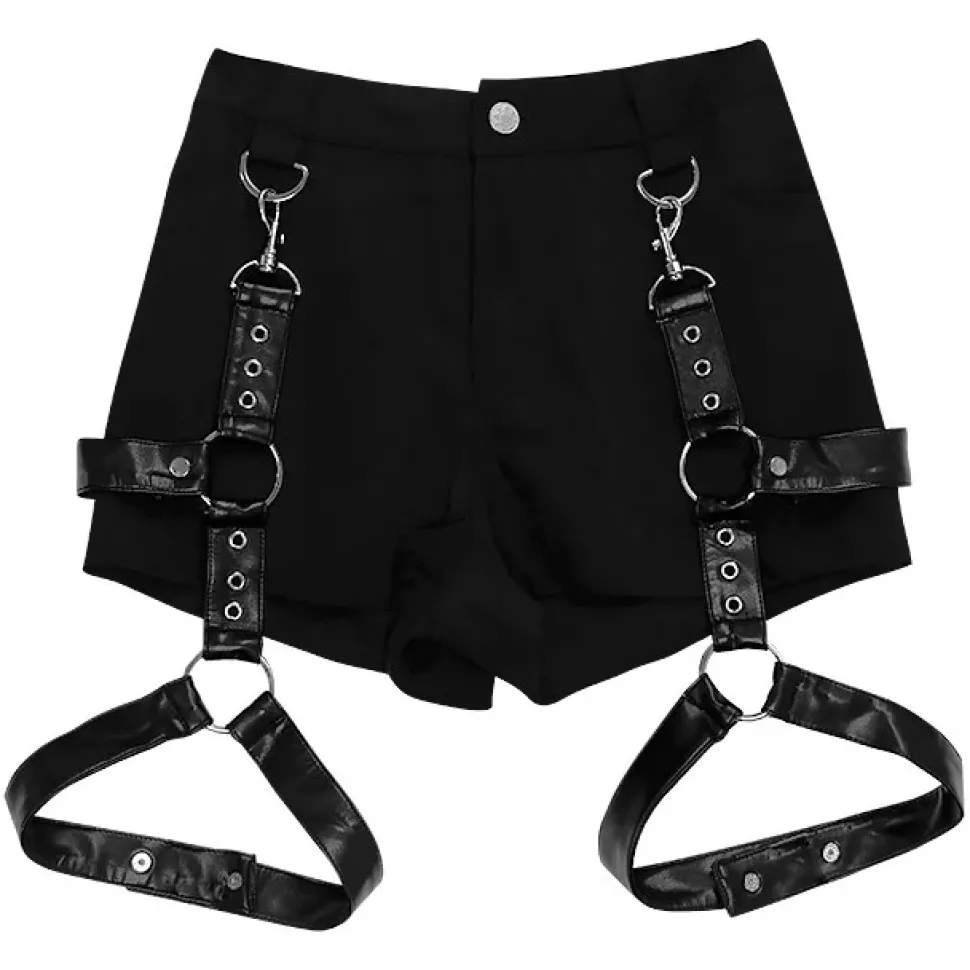 LISTEN FLAVOR Shorts w/ Harness Garter Belt L Size