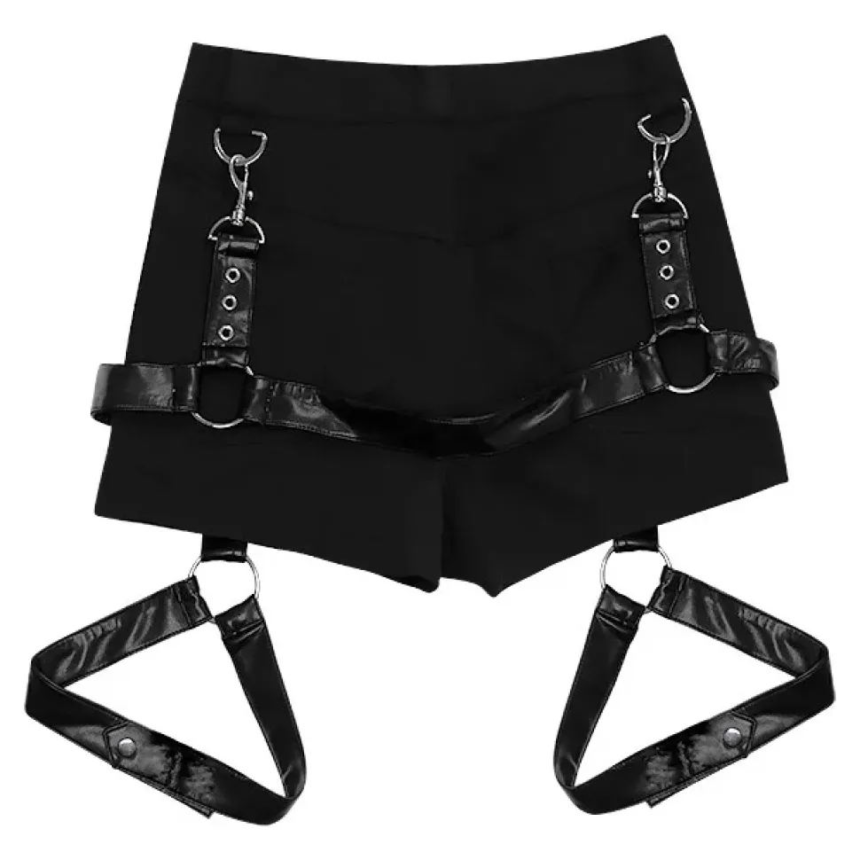 LISTEN FLAVOR Shorts w/ Harness Garter Belt L Size