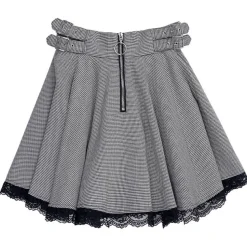 LISTEN FLAVOR Side Belt Circular Skirt