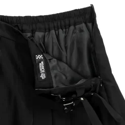 LISTEN FLAVOR Side Belt Pleated Skirt