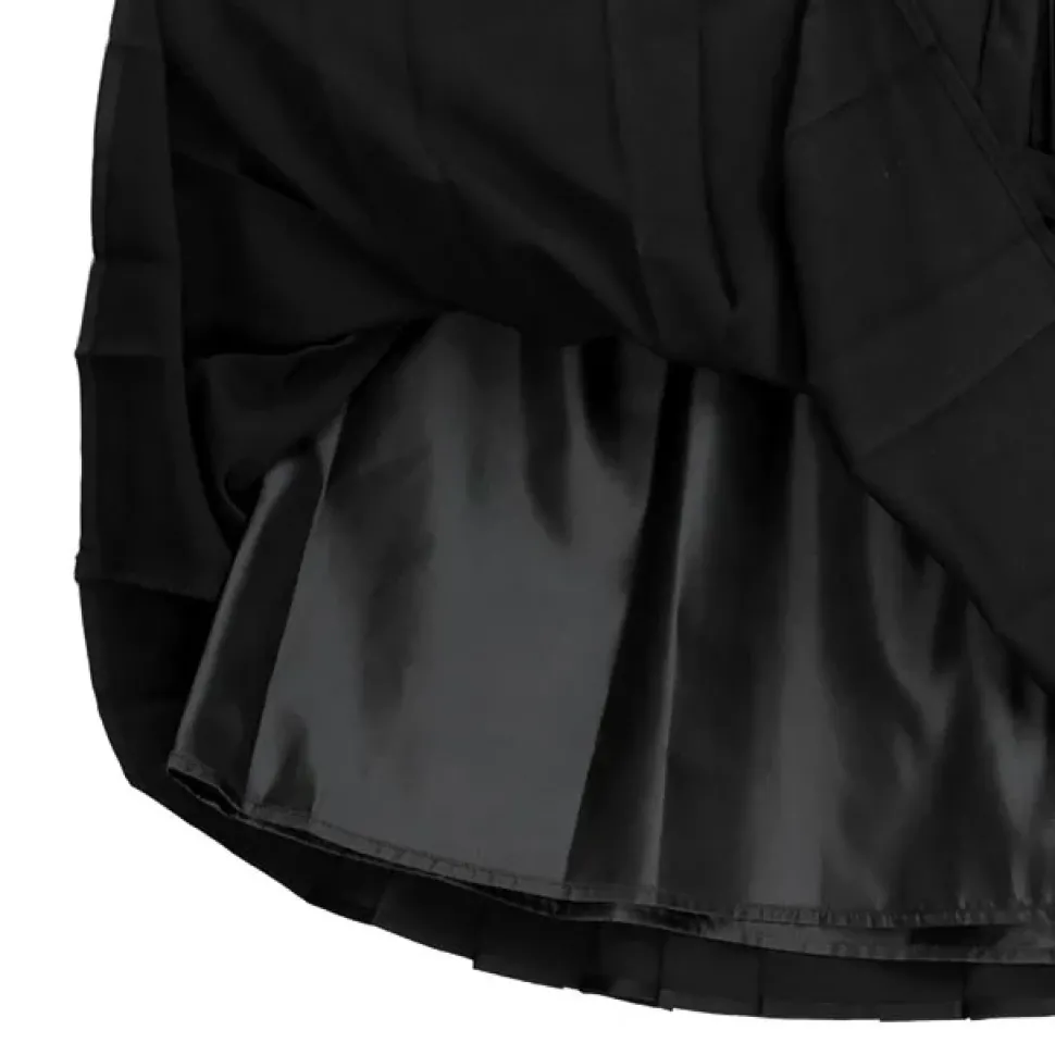 LISTEN FLAVOR Side Belt Pleated Skirt
