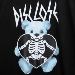 LISTEN FLAVOR Skeleton Bear Studs Big T-Shirt