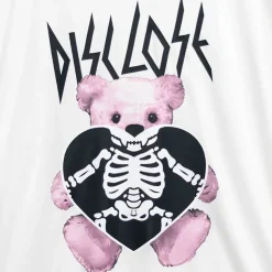 LISTEN FLAVOR Skeleton Bear Studs Big T-Shirt