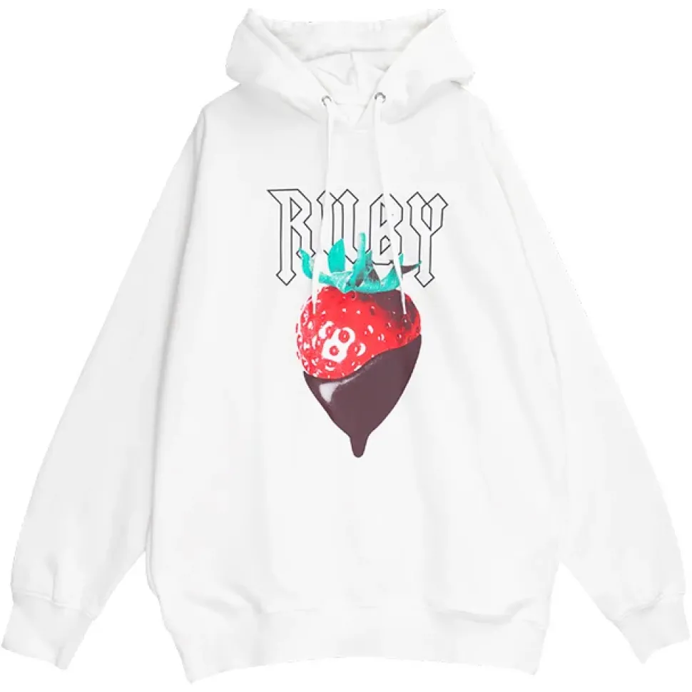 LISTEN FLAVOR Strawberry Chocolate Hoodie