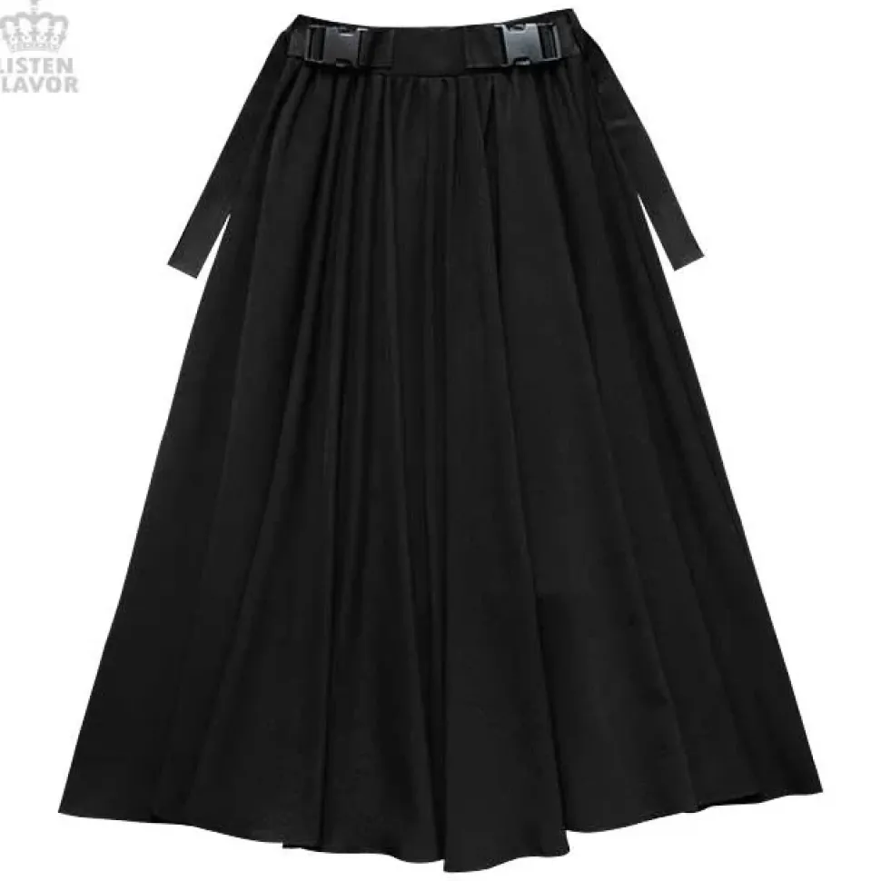 LISTEN FLAVOR Swallowtail Long Skirt