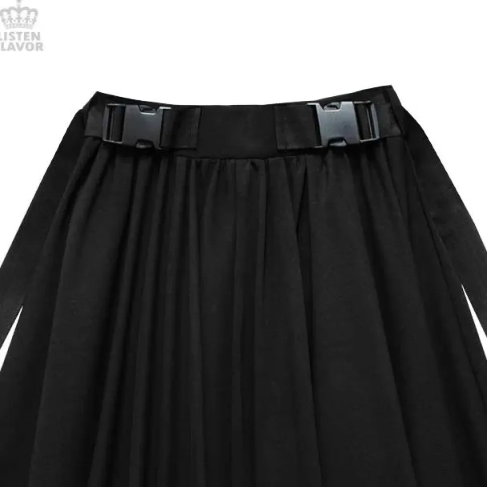 LISTEN FLAVOR Swallowtail Long Skirt