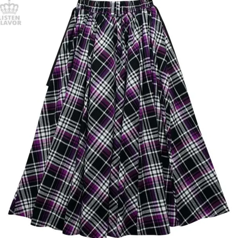 LISTEN FLAVOR Swallowtail Long Skirt