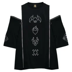 LISTEN FLAVOR The Magic Tramp Twin Zip Super BIG T-Shirt