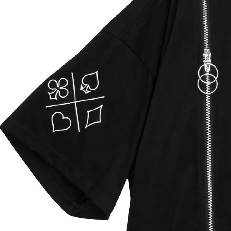 LISTEN FLAVOR The Magic Tramp Twin Zip Super BIG T-Shirt