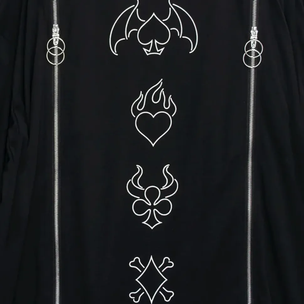 LISTEN FLAVOR The Magic Tramp Twin Zip Super BIG T-Shirt