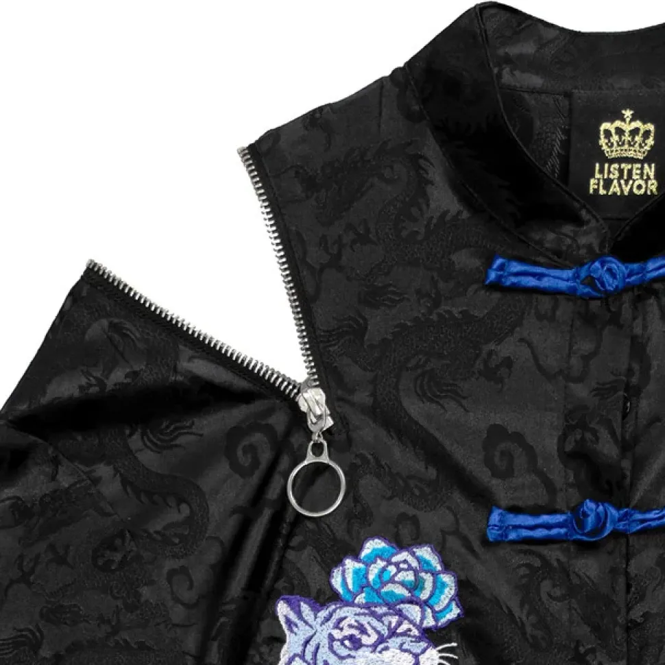 LISTEN FLAVOR Tiger and Peony China Shirt