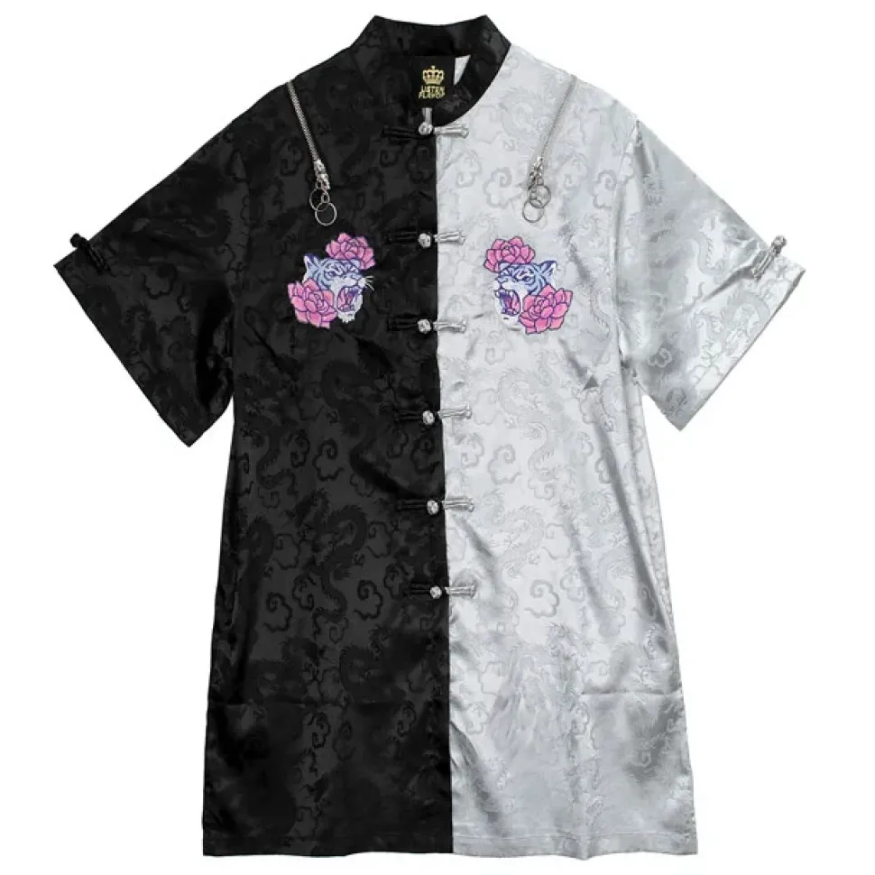 LISTEN FLAVOR Tiger and Peony China Shirt