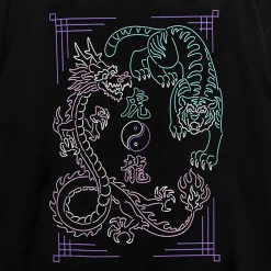 LISTEN FLAVOR Tiger Dragon China Big T-Shirt