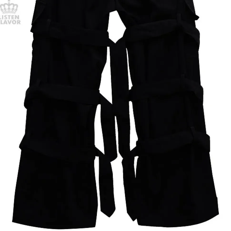 LISTEN FLAVOR Triple Belt Bondage Pants