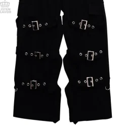 LISTEN FLAVOR Triple Belt Bondage Pants
