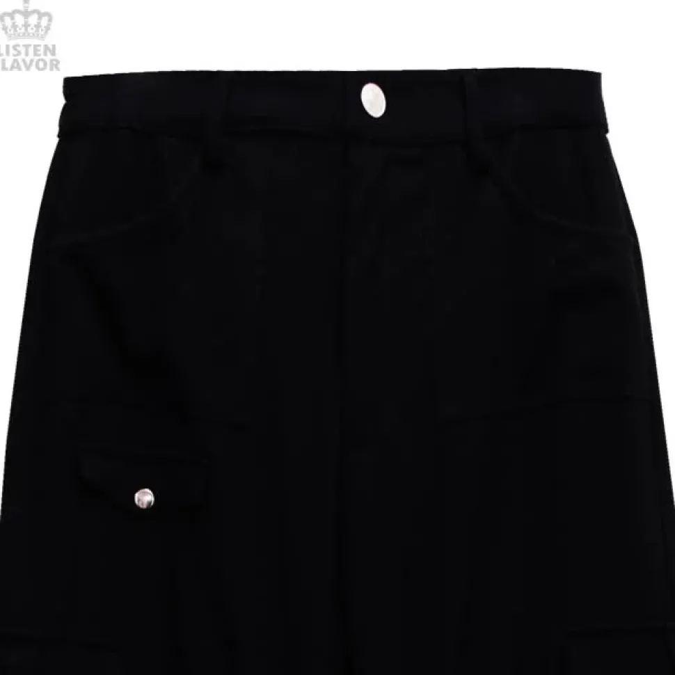 LISTEN FLAVOR Triple Belt Bondage Pants