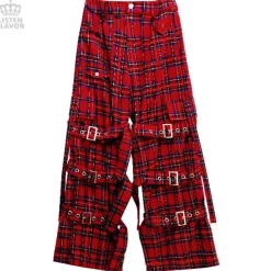 LISTEN FLAVOR Triple Belt Bondage Pants