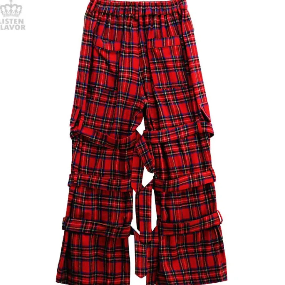 LISTEN FLAVOR Triple Belt Bondage Pants