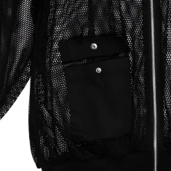 LISTEN FLAVOR Triple Belt Mesh Zip Hoodie