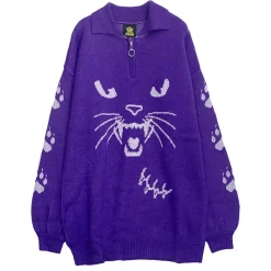 LISTEN FLAVOR Tsundere Cat Knit