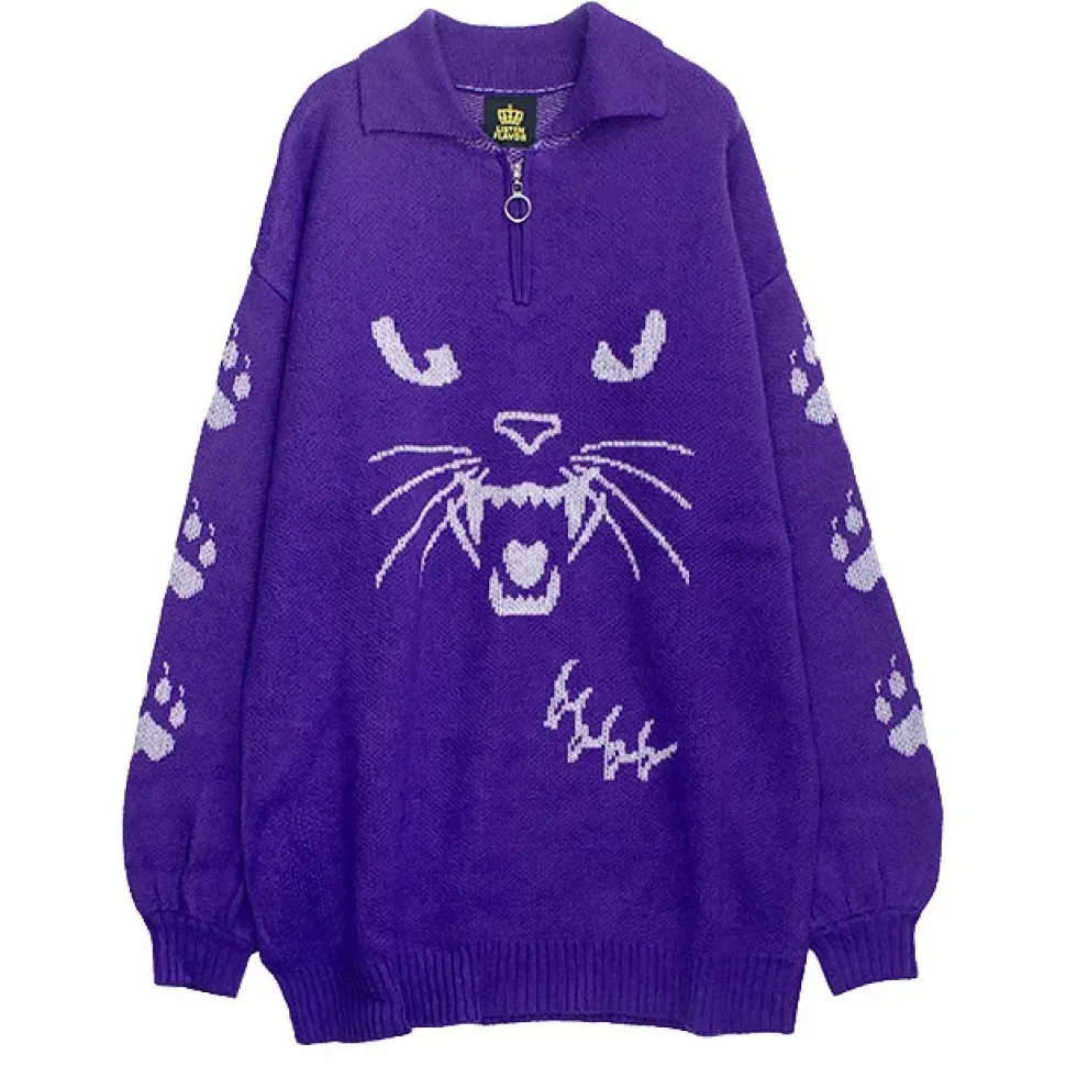LISTEN FLAVOR Tsundere Cat Knit