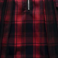 LISTEN FLAVOR Tulle Pleated Mini Skirt w/ Belt