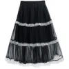 LISTEN FLAVOR Tulle Tiered Skirt