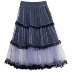 LISTEN FLAVOR Tulle Tiered Skirt