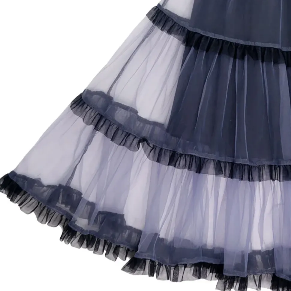 LISTEN FLAVOR Tulle Tiered Skirt