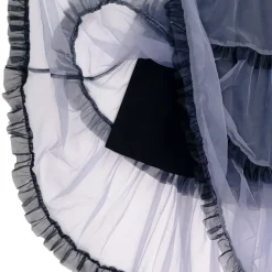 LISTEN FLAVOR Tulle Tiered Skirt