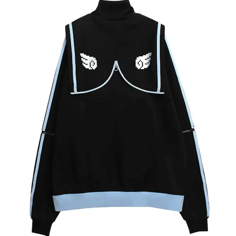 LISTEN FLAVOR 1-Up Heart Sailor Jersey Hoodie