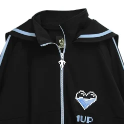 LISTEN FLAVOR 1-Up Heart Sailor Jersey Hoodie