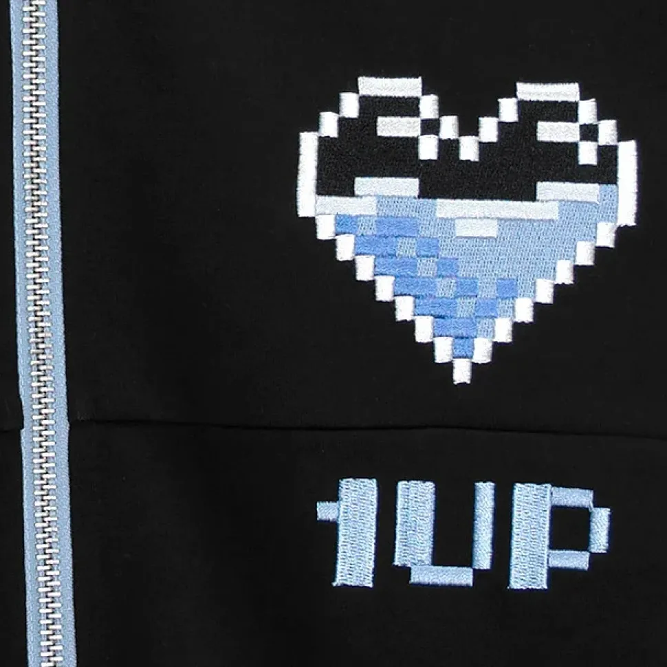 LISTEN FLAVOR 1-Up Heart Sailor Jersey Hoodie