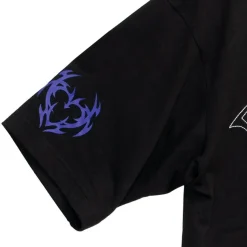 LISTEN FLAVOR Vampire Heart Hollowed-out Garter Tops Black