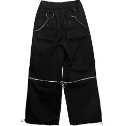 LISTEN FLAVOR 2-Way Ring Chain Wide Pants