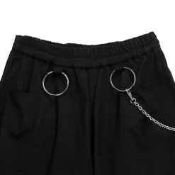 LISTEN FLAVOR 2-Way Ring Chain Wide Pants