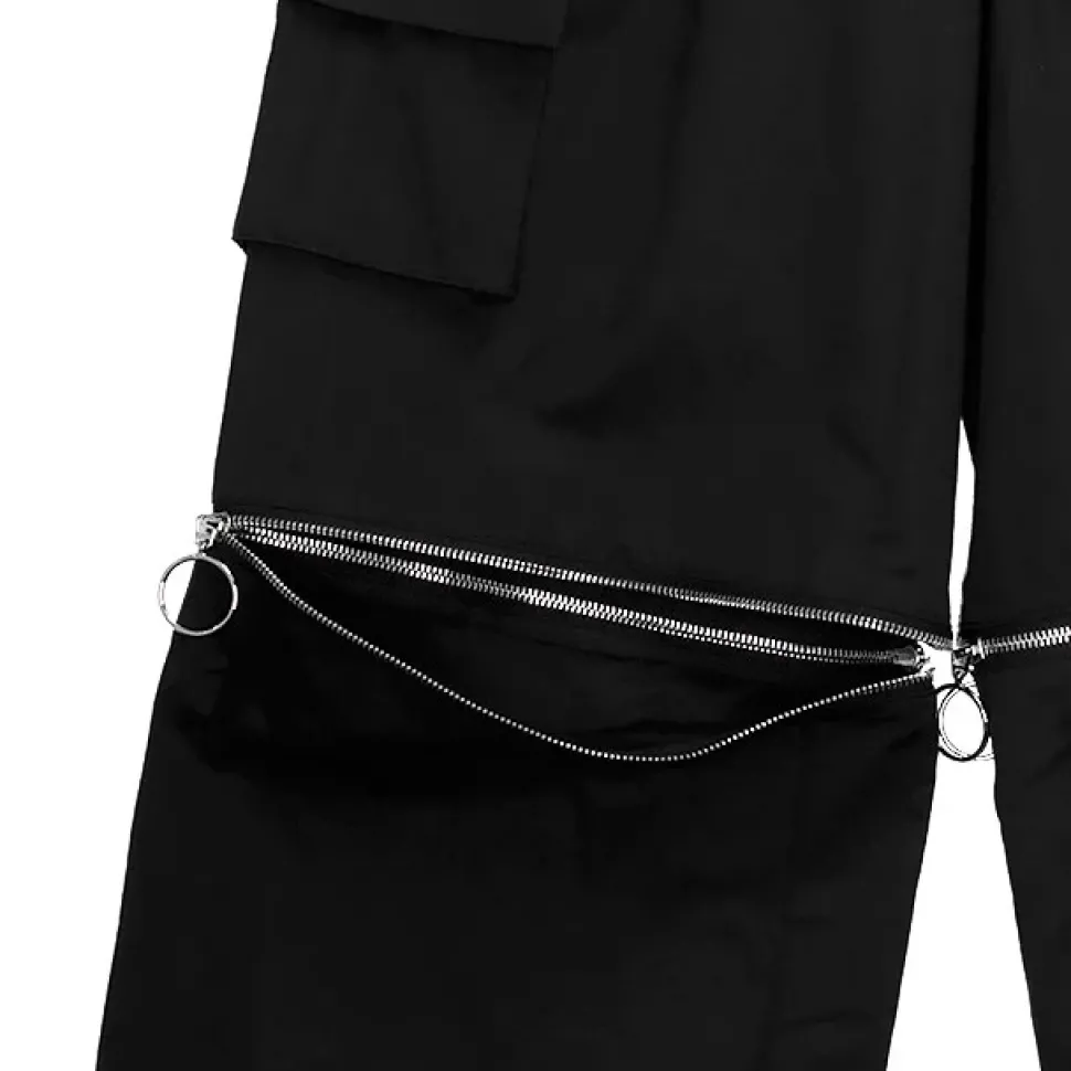 LISTEN FLAVOR 2-Way Ring Chain Wide Pants